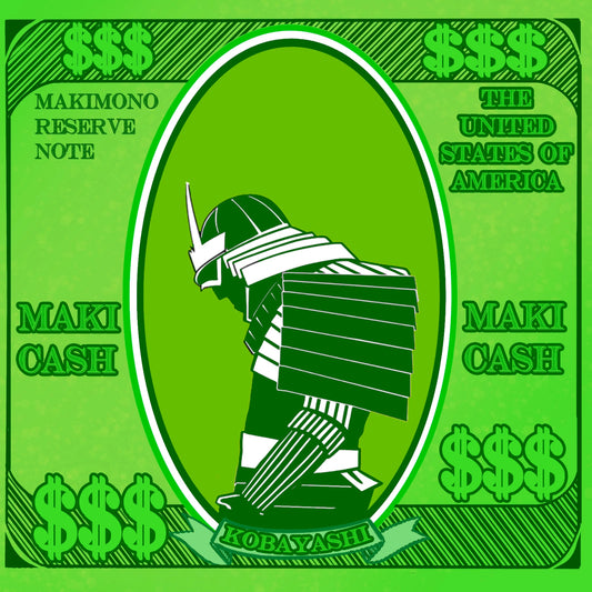 Maki-Cash Gift Cards $20.00, $40.00, $60.00, $80.00, $100.00, $200.00, $300.00, $400,00, $500.00