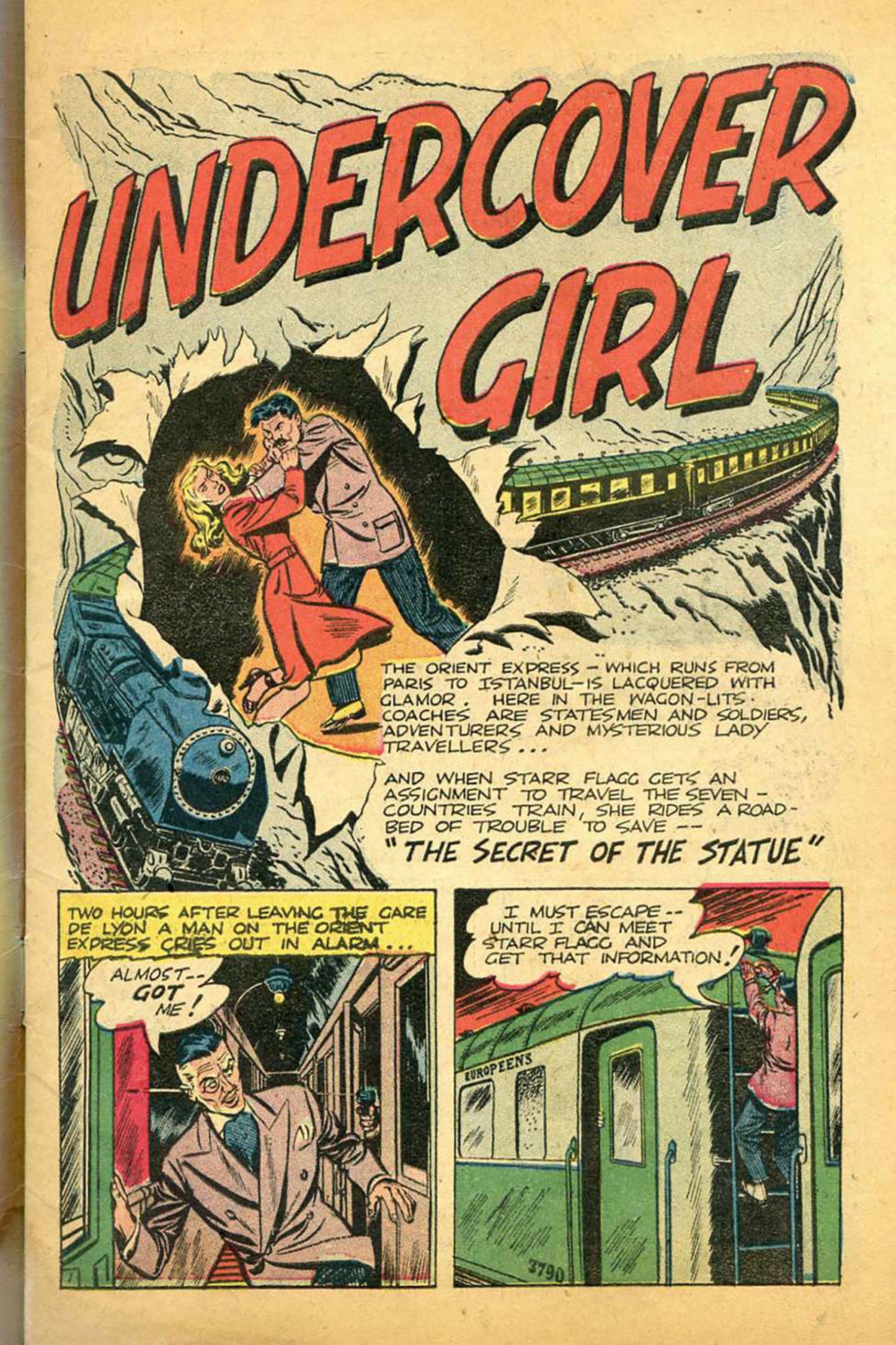 GOLDEN AGE ADVENTURE #3 - UNDERCOVER GIRL