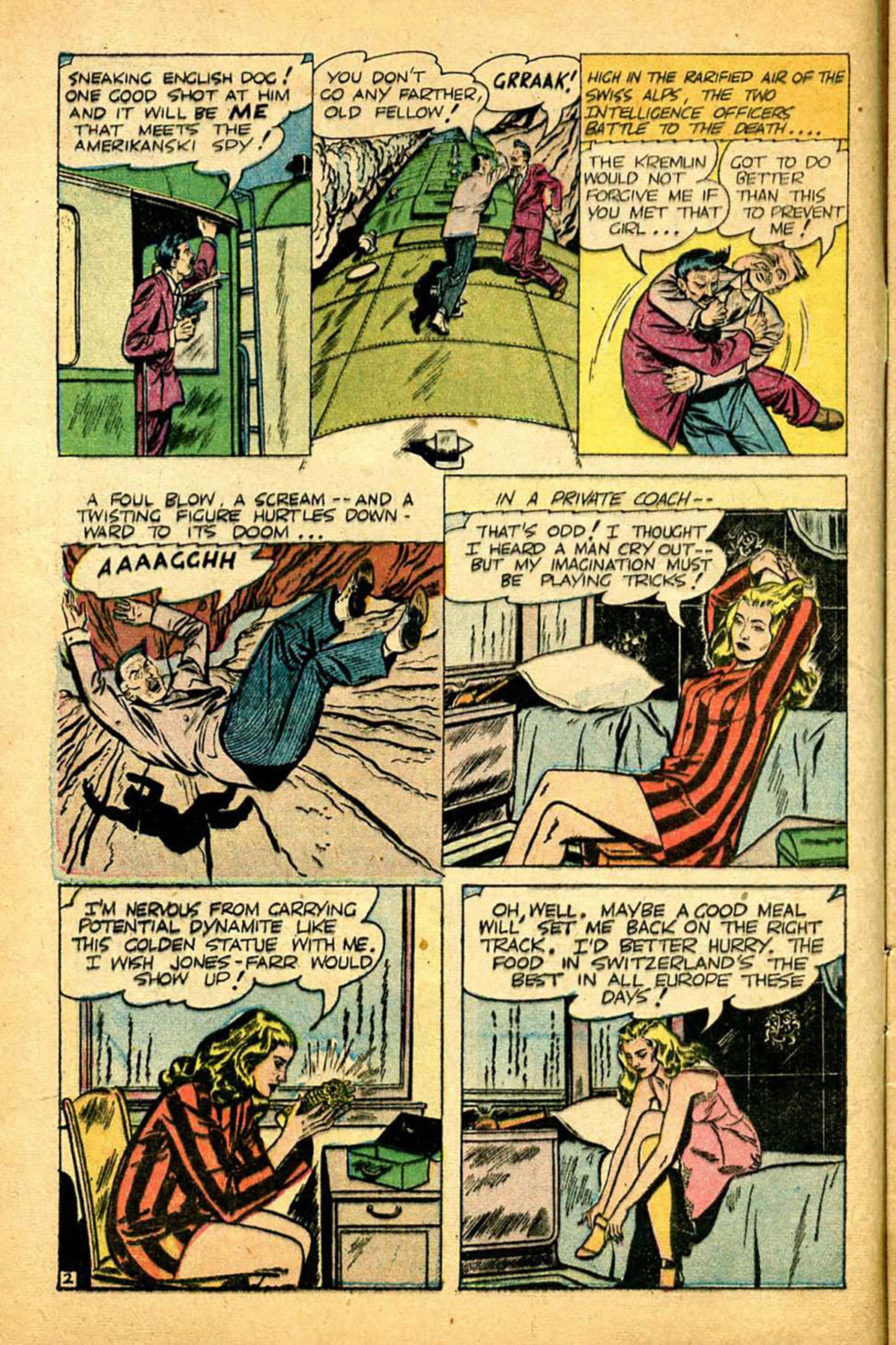 GOLDEN AGE ADVENTURE #3 - UNDERCOVER GIRL