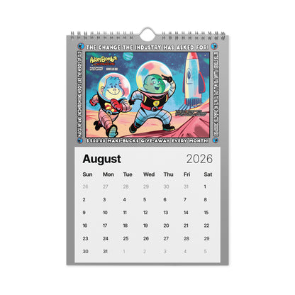 2026 MAKIMONO ENTERTAINMENT Wall Calendar